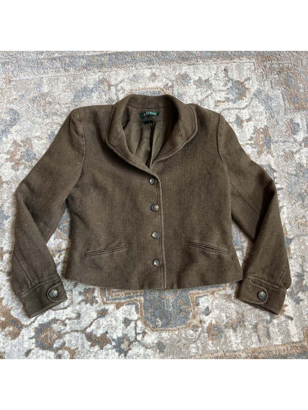 Silk Linen Ralph Lauren Blazer (10)